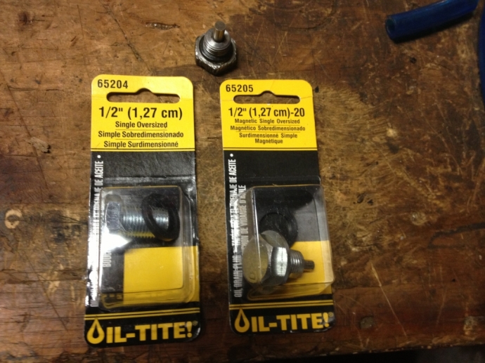 new self tapping oil drain plugs